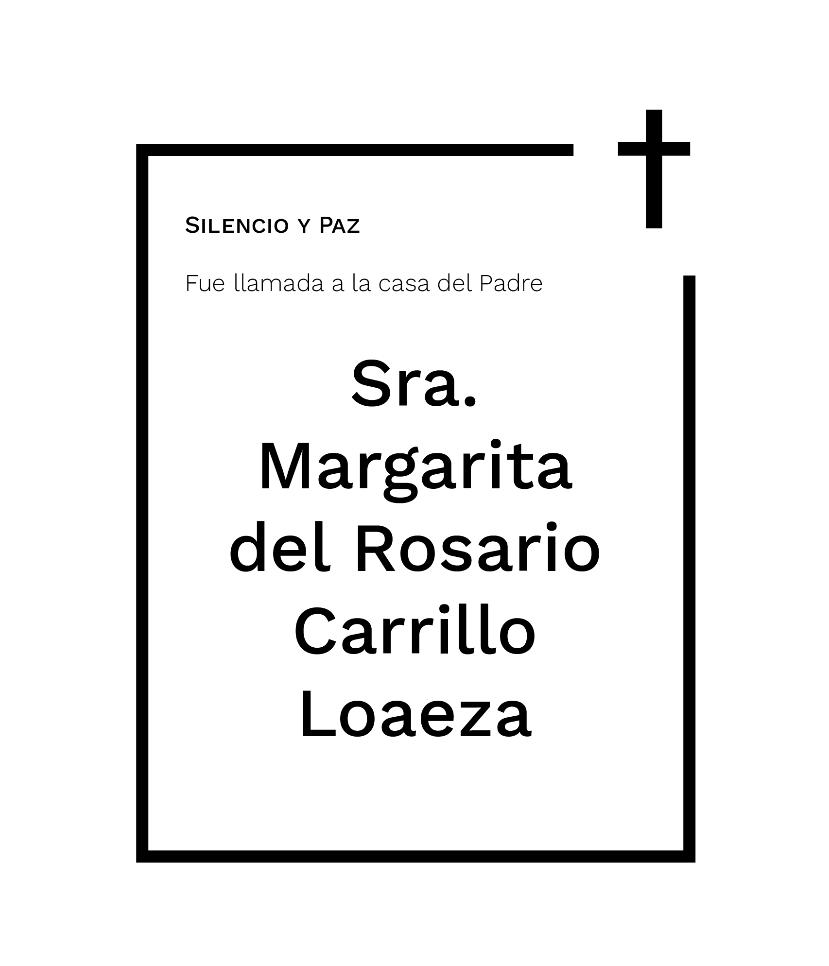 Descanse en paz la  Sra. Margarita del Rosario Carrillo Loaeza, mamá de nuestro Hermano Baltazar Góngora Carrillo, MSpS