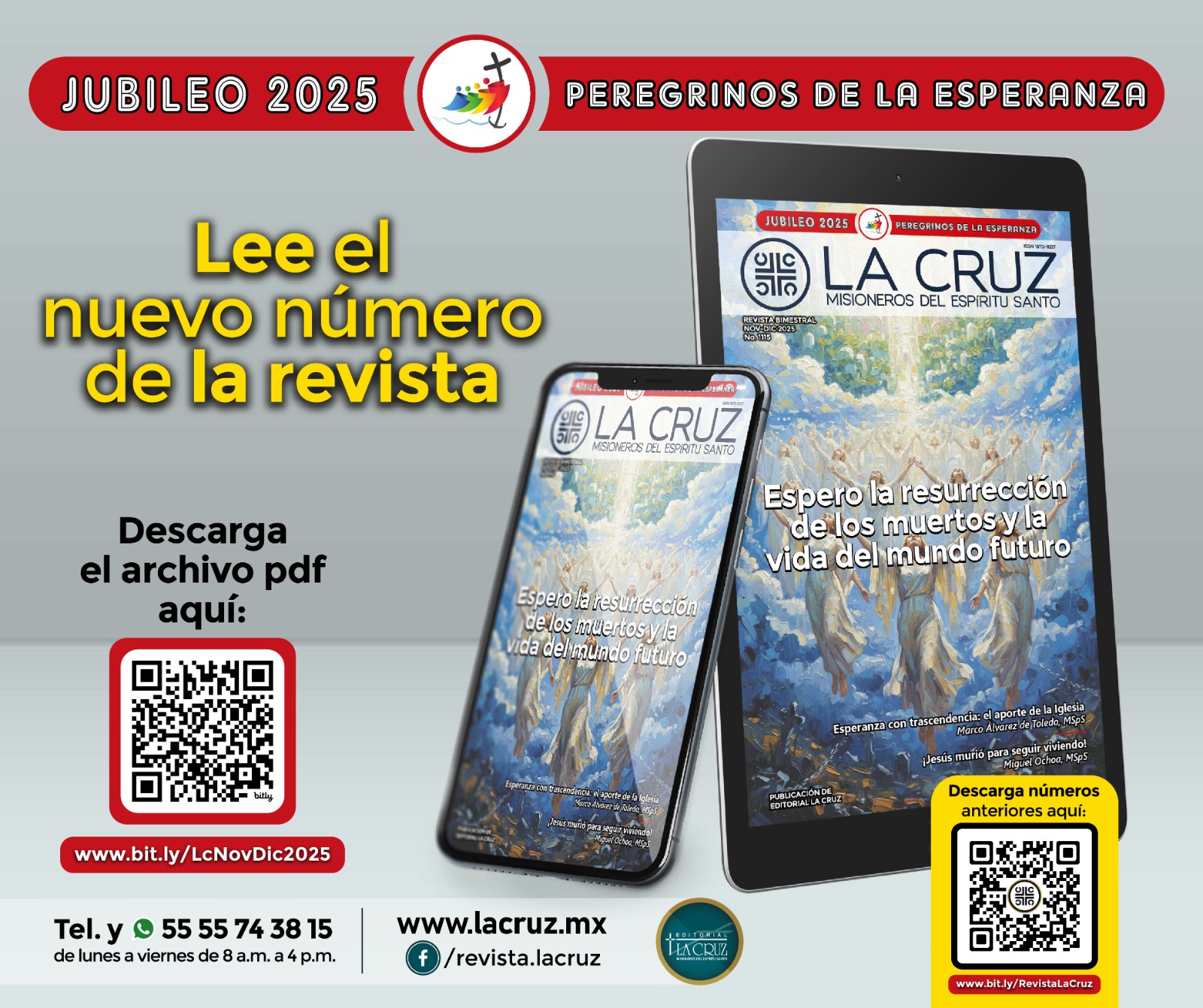 Revista La Cruz. Noviembre – Diciembre 2025